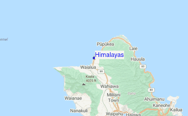 Himalayas Location Map