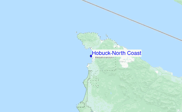 Hobuck/North Coast Location Map