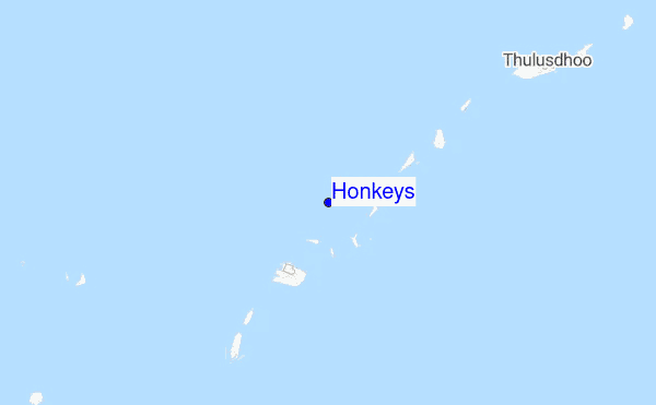 Honkeys location map