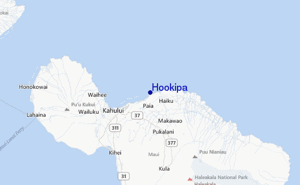 Hookipa Location Map