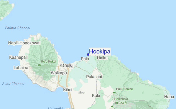 Hookipa Location Map