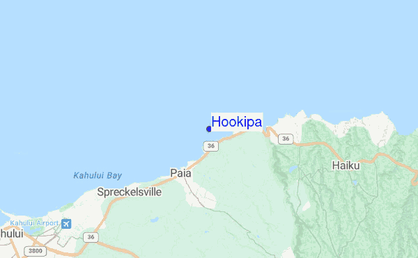 Hookipa location map