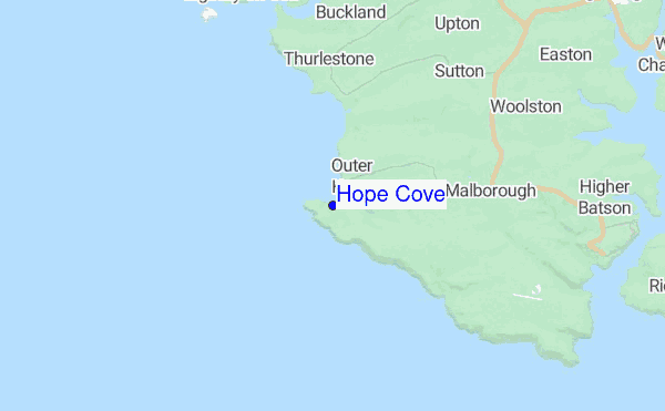 Hope Cove location map