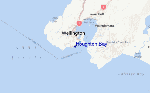 Houghton Bay Location Map