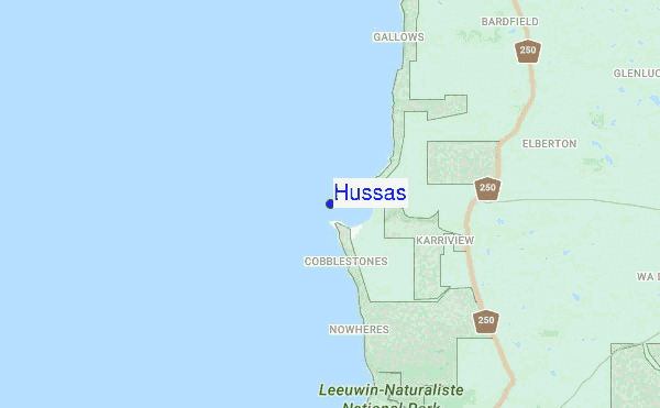 Hussas location map