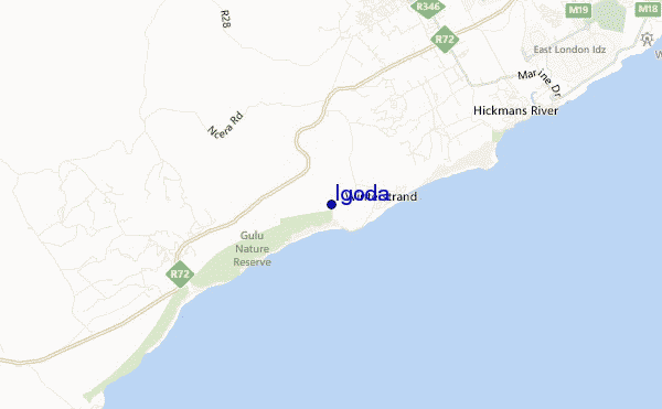 Igoda location map