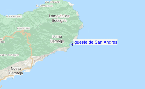 Igueste de San Andres location map