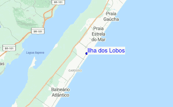 Ilha dos Lobos location map