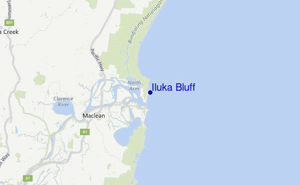 Iluka Bluff Location Map