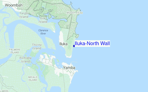 Iluka-North Wall location map