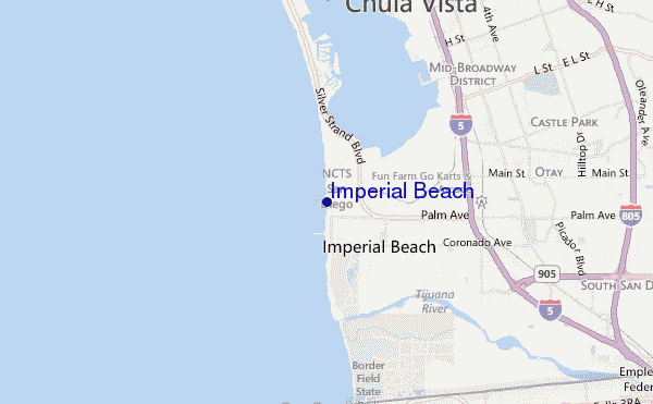 Imperial Beach location map