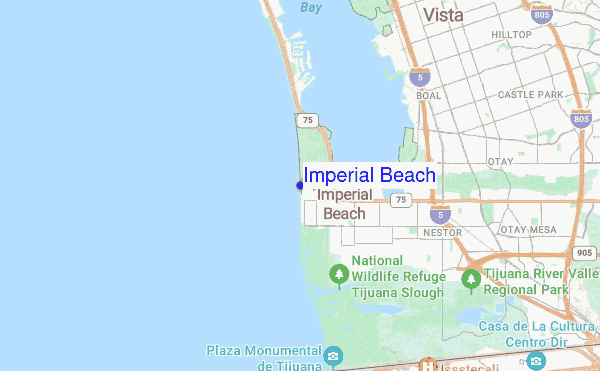 Imperial Beach location map