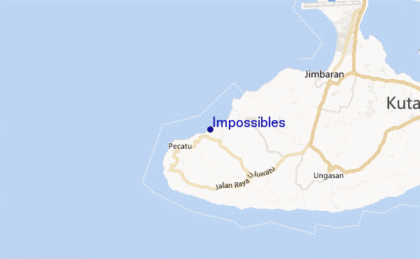 Impossibles location map