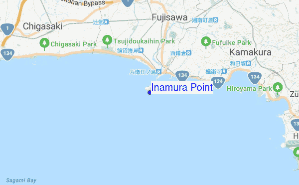 Inamura Point location map