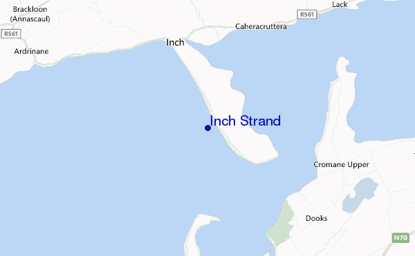 Inch Strand location map