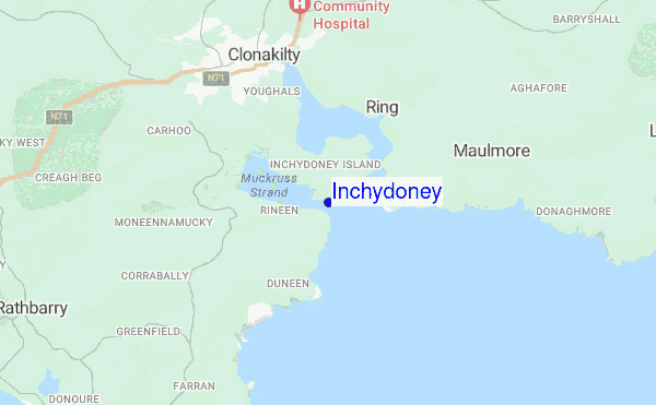 Inchydoney location map