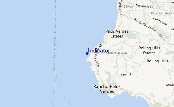 Indicator location map