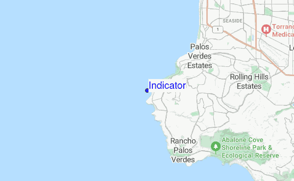 Indicator location map