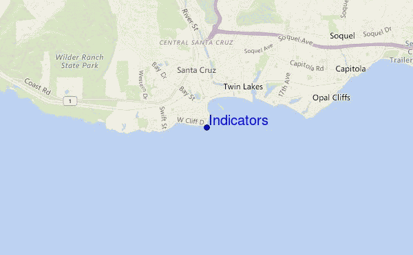 Indicators location map