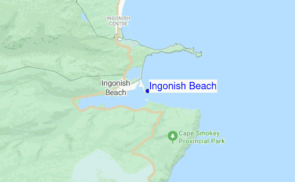 Ingonish Beach location map