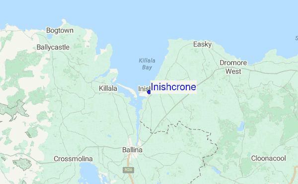 Inishcrone Location Map