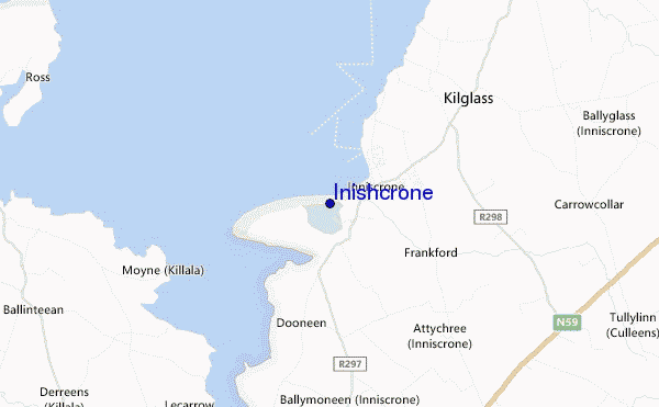 Inishcrone location map