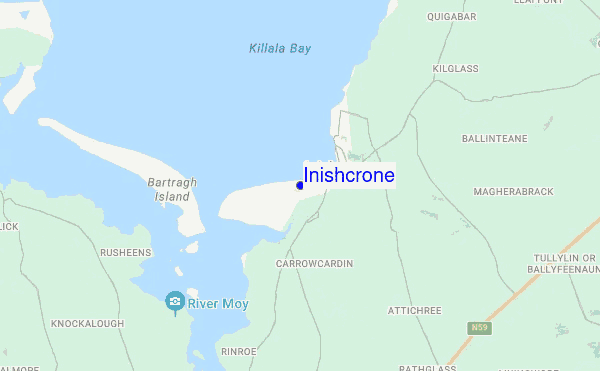 Inishcrone location map