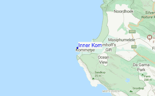 Inner Kom location map