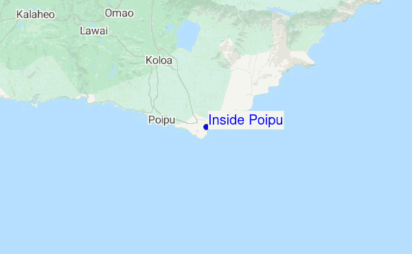 Inside Poipu location map