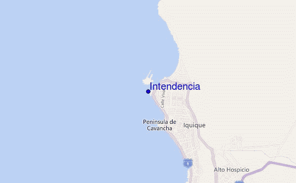 Intendencia location map