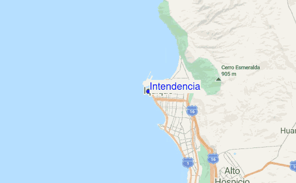 Intendencia location map