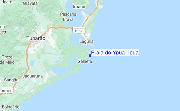 Praia do Ypuã (Ipua) Location Map