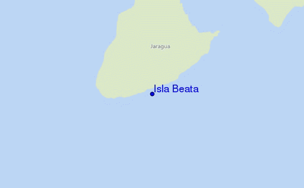 Isla Beata location map