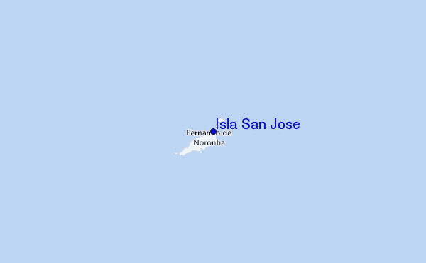 Isla San Jose Location Map
