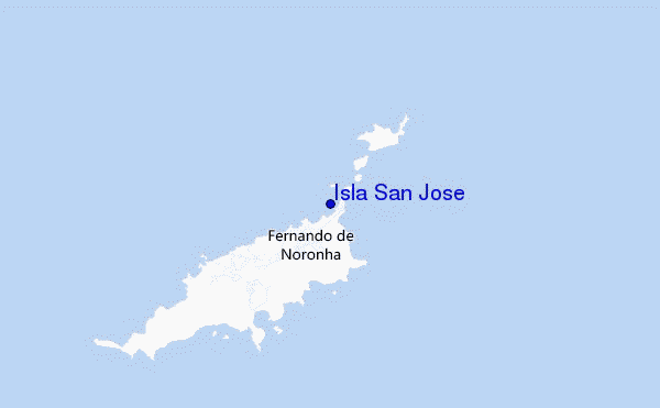 Isla San Jose location map