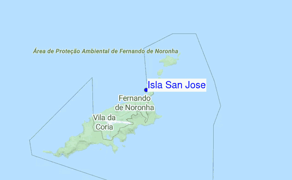 Isla San Jose location map