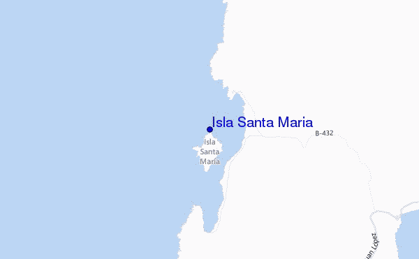 Isla Santa Maria location map