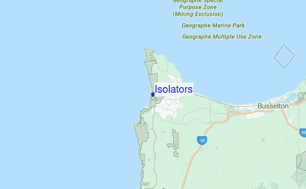 Isolators Location Map
