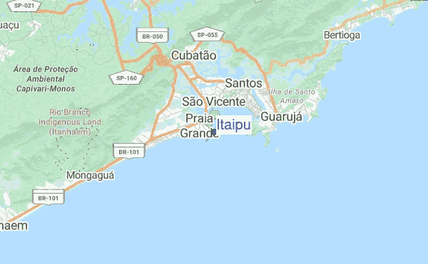 Itaipu Location Map