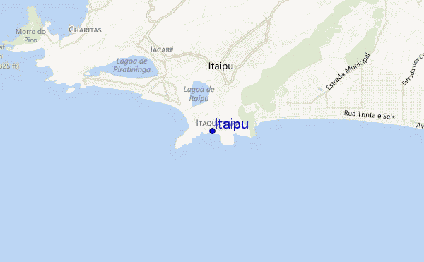 Itaipu location map