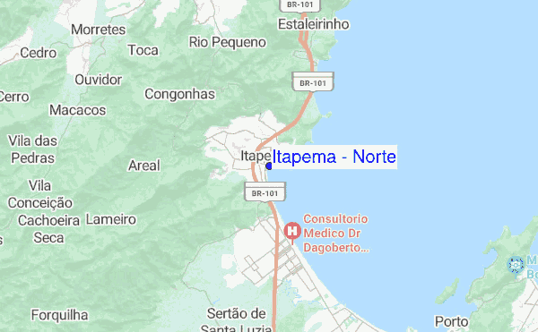 Itapema - Norte location map