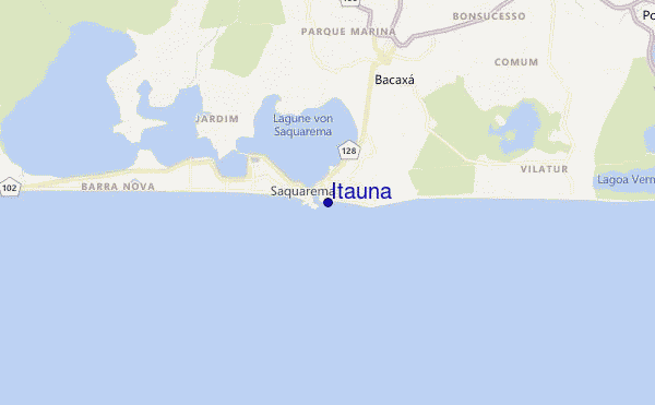 Itaúna location map