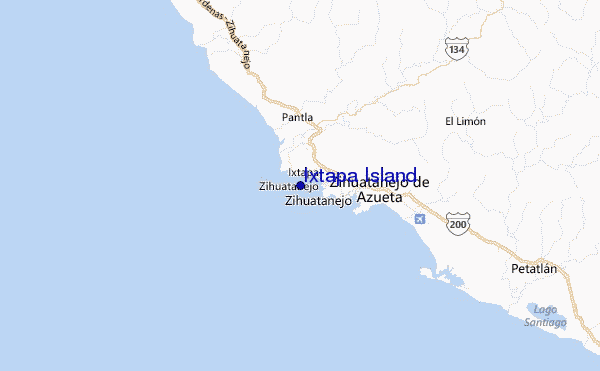 Ixtapa Island Location Map