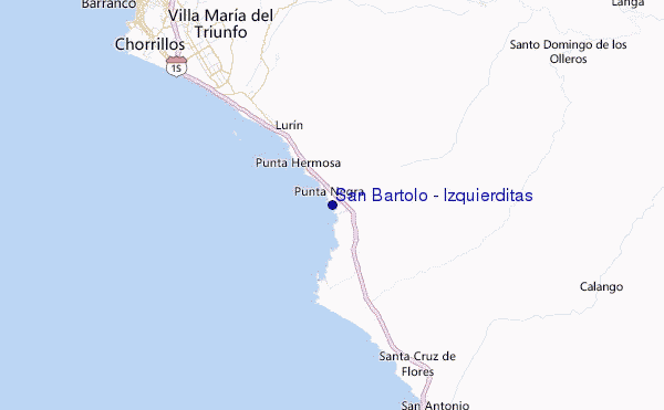 San Bartolo - Izquierditas Location Map