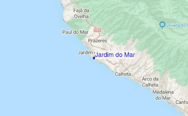 Jardim do Mar location map