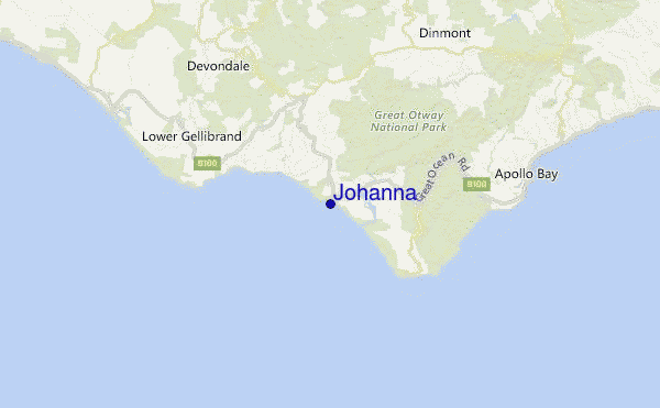 Johanna Location Map