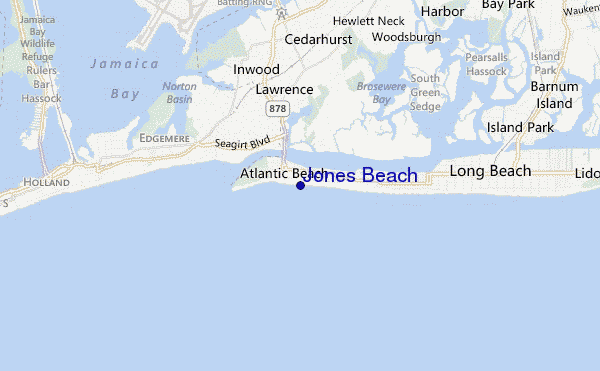 Jones Beach location map
