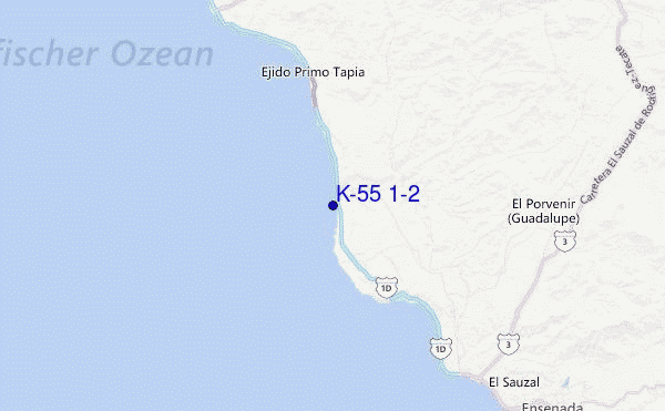 K-55 1/2 Location Map