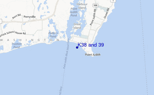 K38 and 39 location map