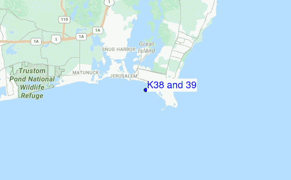 K38 and 39 location map